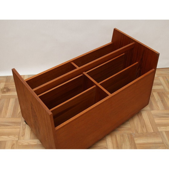 Image 1 of Porte-revues vintage en teck par Hesland pour Bruksbo 1960s