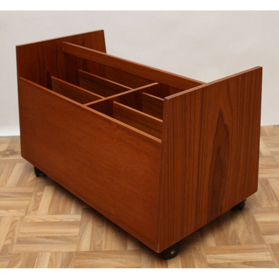 Image 1 of Porte-revues vintage en teck par Hesland pour Bruksbo 1960s