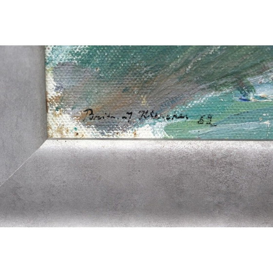 Image 1 of Peinture impressionniste suédoise d'époque de Brita Af Klercker, 1952