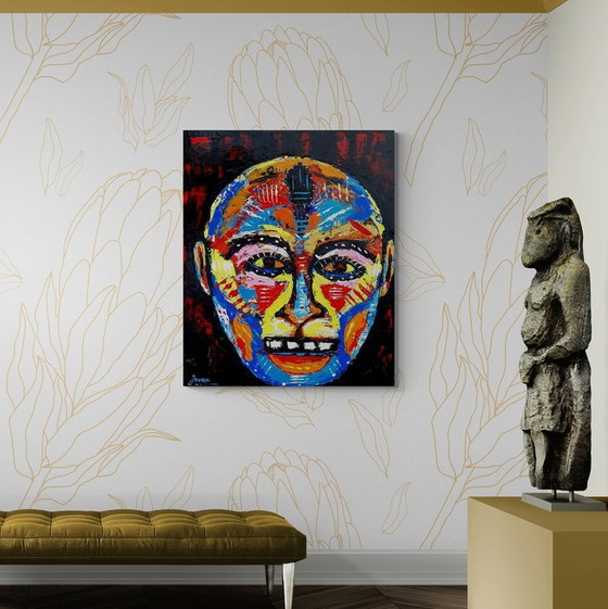 Image 1 of Jovan Srijemac (1962) - Shaman Mask Vs Bad Feeling