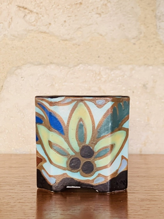 Image 1 of Céramiques Art Déco de C.M. Bergen, années 1930, ensemble de 3 pièces