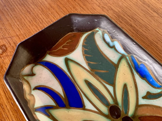 Image 1 of Céramiques Art Déco de C.M. Bergen, années 1930, ensemble de 3 pièces