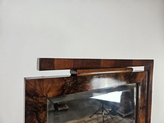 Image 1 of Console Briar avec miroir Art Decò