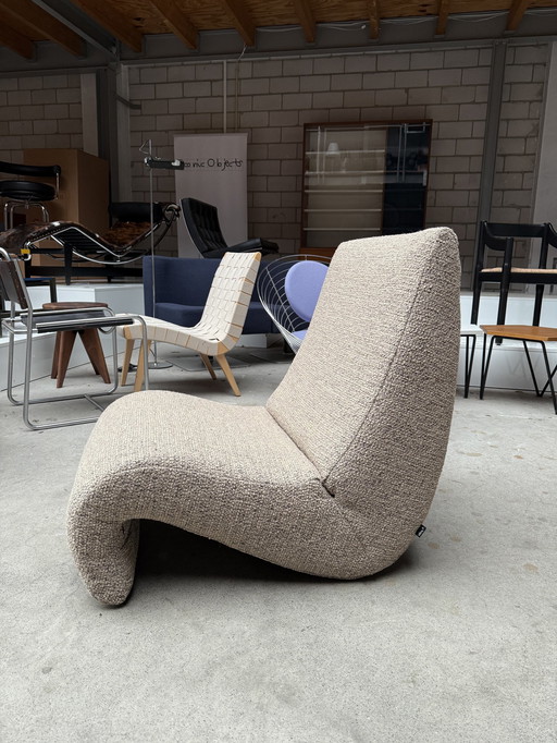 Vitra Amoebe Lowback By Verner Panton (Bouclé)