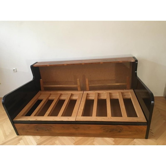 Image 1 of Canapé vintage en stretch de Jindrich Halabala, 1940