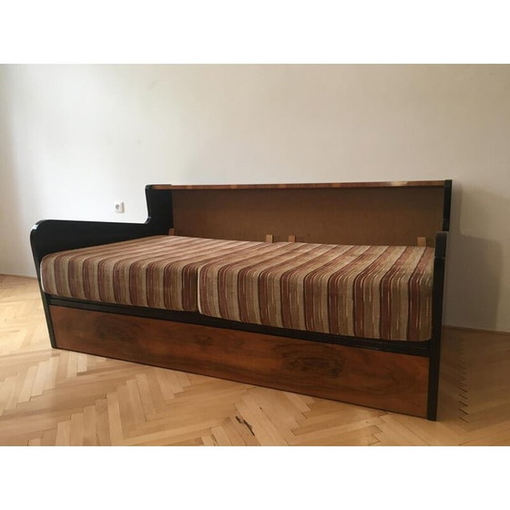 Image 1 of Canapé vintage en stretch de Jindrich Halabala, 1940