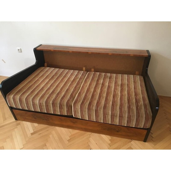 Image 1 of Canapé vintage en stretch de Jindrich Halabala, 1940