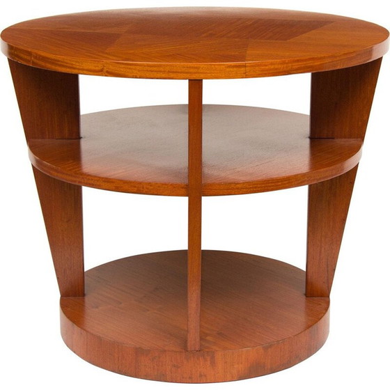 Image 1 of Table vintage en bois satiné