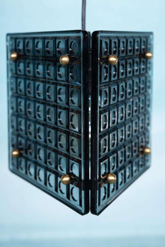 Image 1 of Midmod 3angle lampe suspendue verre, verre fumé Suspension Kronobergs