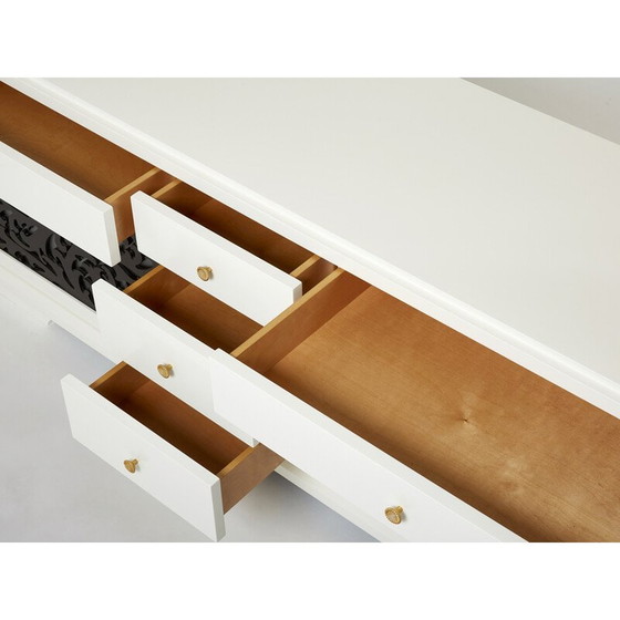 Image 1 of Buffet vintage en bois Moucharabieh par Garouste et Bonetti pour Christian Lacroix, 1987