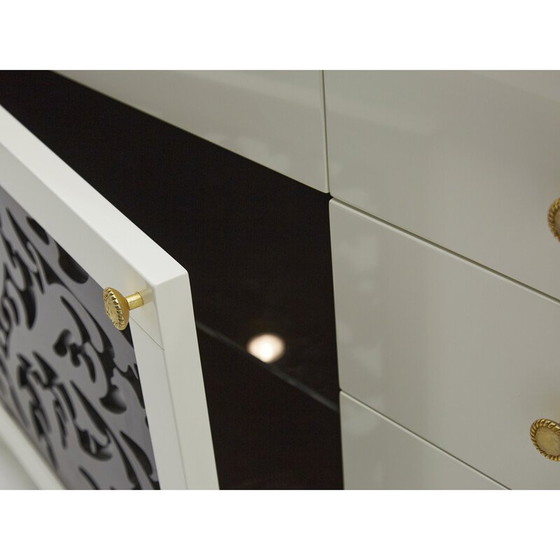 Image 1 of Buffet vintage en bois Moucharabieh par Garouste et Bonetti pour Christian Lacroix, 1987