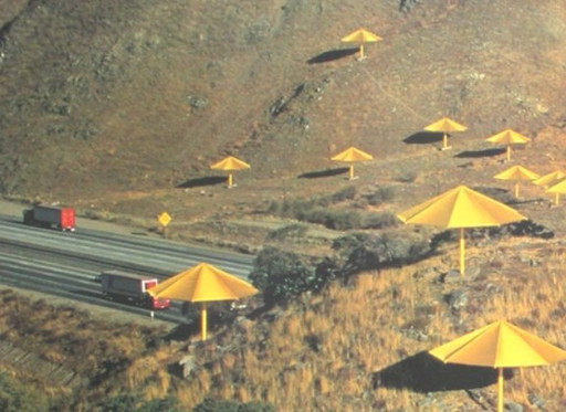 Christo - Les parapluies, Japon-États-Unis, 1984-91