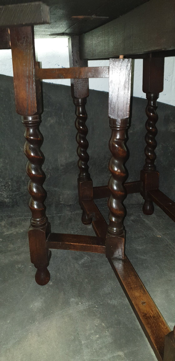 Image 1 of Table à tour suspendue vintage