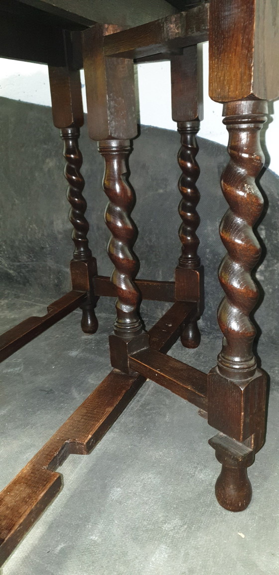 Image 1 of Table à tour suspendue vintage