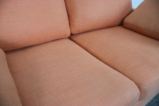 Image 1 of Cor Conseta Canapé deux places Designer Orange Tissu Patins chromés