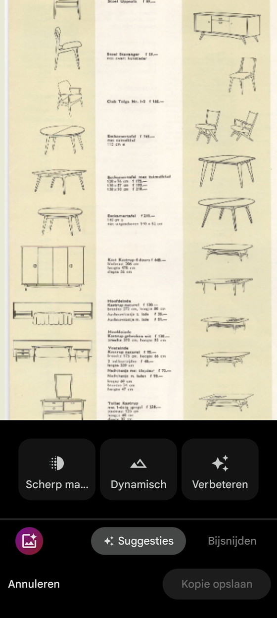 Image 1 of 2x Van Teeffelen Tables de nuit