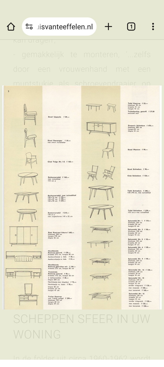 Image 1 of 2x Van Teeffelen Tables de nuit