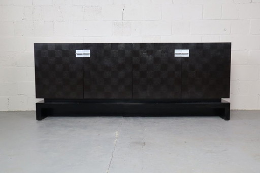 Buffet minimaliste en chêne de Jean Batenburg pour Mi, Belgique