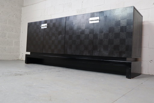 Buffet minimaliste en chêne de Jean Batenburg pour Mi, Belgique