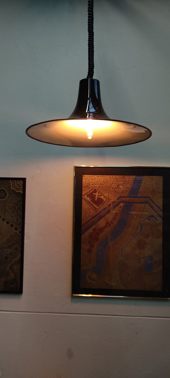 Image 1 of Lampe à chapeau de sorcière 70's