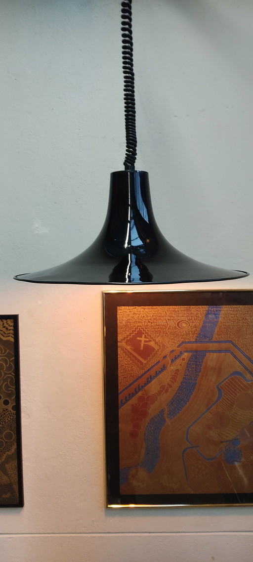 Lampe à chapeau de sorcière 70's