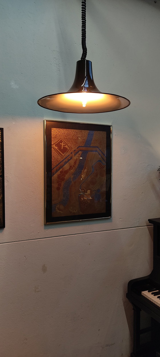 Image 1 of Lampe à chapeau de sorcière 70's