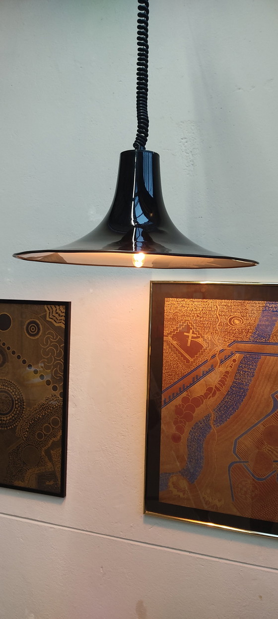 Image 1 of Lampe à chapeau de sorcière 70's
