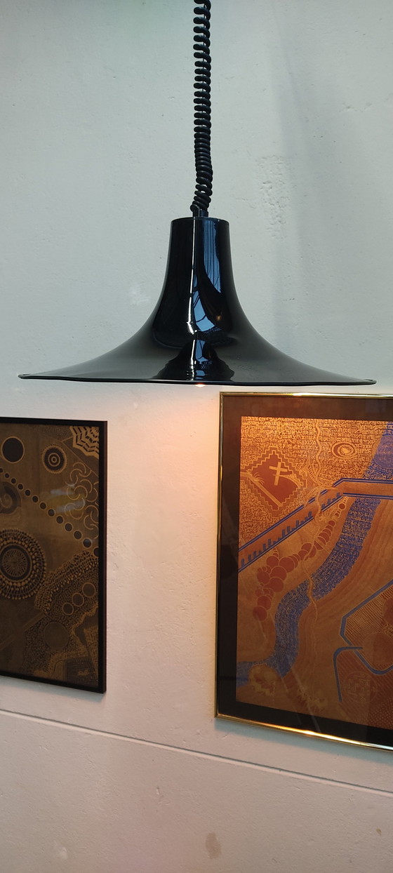 Image 1 of Lampe à chapeau de sorcière 70's