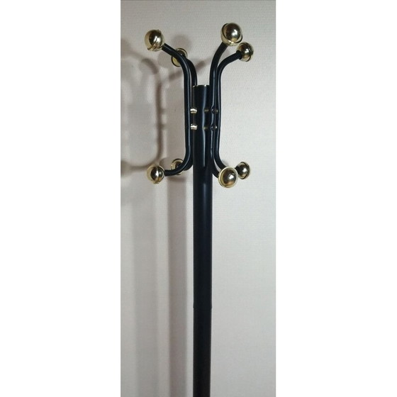 Image 1 of Porte-manteau vintage en forme de perroquet doré