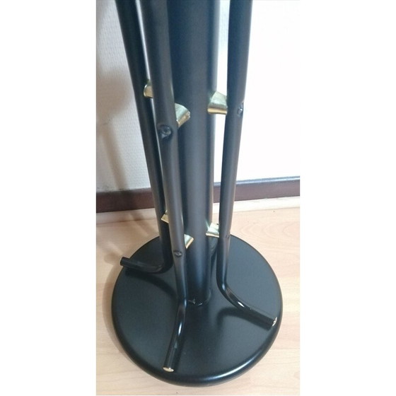 Image 1 of Porte-manteau vintage en forme de perroquet doré