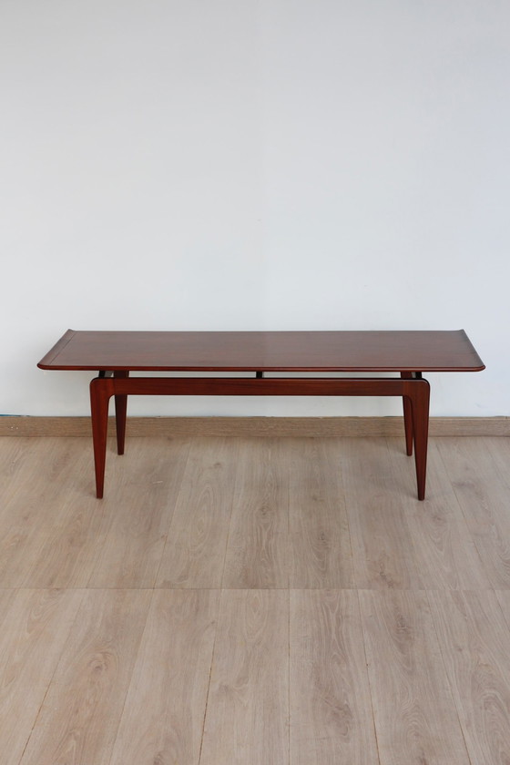 Image 1 of Longue Table Basse En Afromosia Par John Herbert Pour A.Younger Ltd