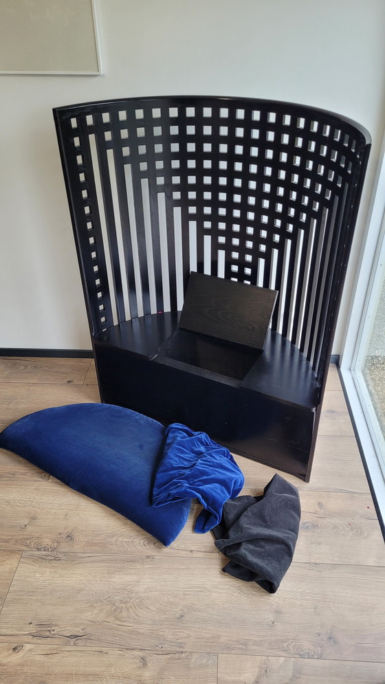 Image 1 of Chaise en saule de Charles Rennie Mackintosh, construite vers 1985