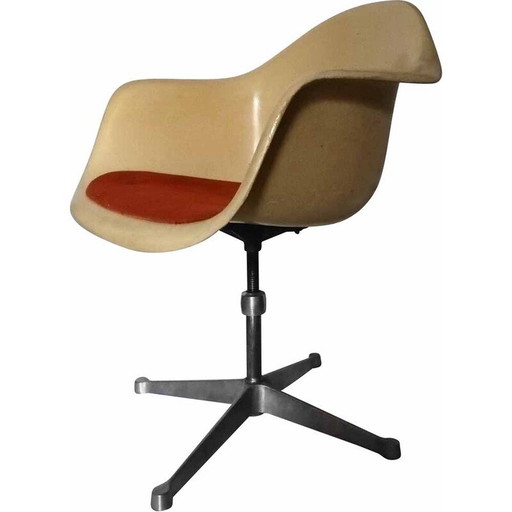 Chaise de bureau vintage en fibre de verre par Charles et Ray Eames pour Herman Miller, 1960