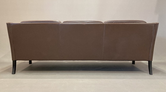 Image 1 of Canapé 3 Places Cuir Design Scandinave.