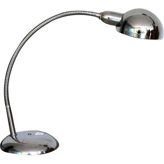 Image 1 of Lampe de bureau vintage chromée, 1950