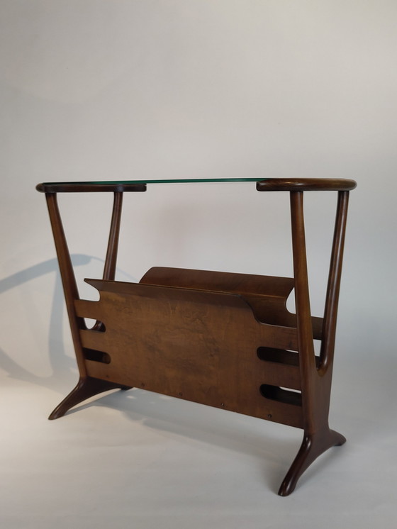 Image 1 of De Ster Geldermalsen Table d'appoint avec porte-revues