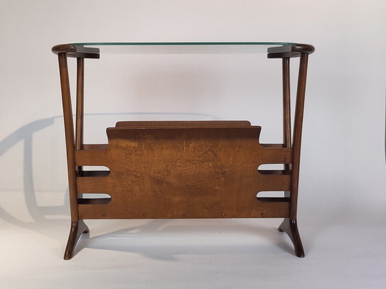 Image 1 of De Ster Geldermalsen Table d'appoint avec porte-revues