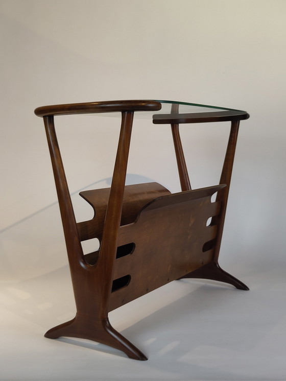 Image 1 of De Ster Geldermalsen Table d'appoint avec porte-revues