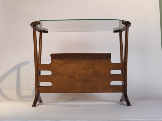 Image 1 of De Ster Geldermalsen Table d'appoint avec porte-revues