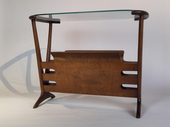 Image 1 of De Ster Geldermalsen Table d'appoint avec porte-revues