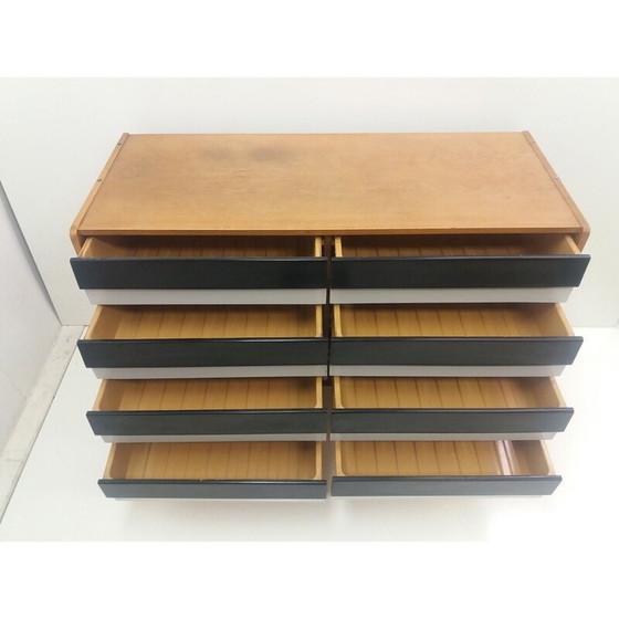 Image 1 of Commode vintage en placage de bois par Jiří Jiroutek, Tchécoslovaquie 1960