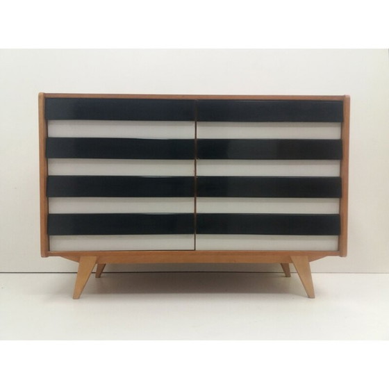 Image 1 of Commode vintage en placage de bois par Jiří Jiroutek, Tchécoslovaquie 1960