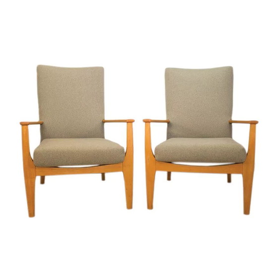 Image 1 of Fauteuils britanniques modèle Pk988/1023 de Parker Knoll, années 1960, ensemble de deux fauteuils