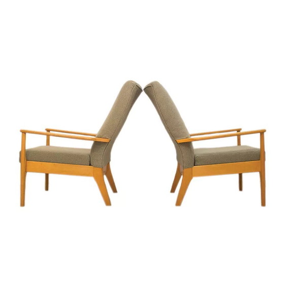 Image 1 of Fauteuils britanniques modèle Pk988/1023 de Parker Knoll, années 1960, ensemble de deux fauteuils