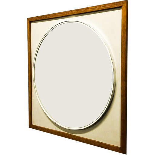 Miroir du milieu du siècle par Alfred Hendrickx, Belgique années 1960