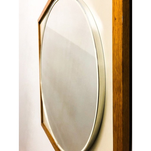 Miroir du milieu du siècle par Alfred Hendrickx, Belgique années 1960