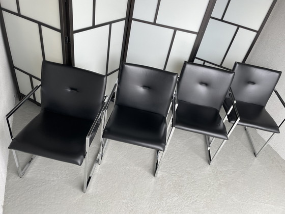 Image 1 of 4x Arco Frame chair