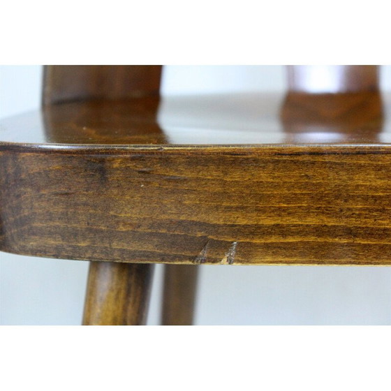 Image 1 of Ensemble de 4 chaises en bois vintage par Oswald Haerdtl pour Ton, Tchécoslovaquie 1950