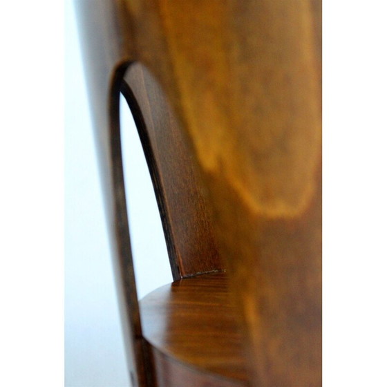Image 1 of Ensemble de 4 chaises en bois vintage par Oswald Haerdtl pour Ton, Tchécoslovaquie 1950