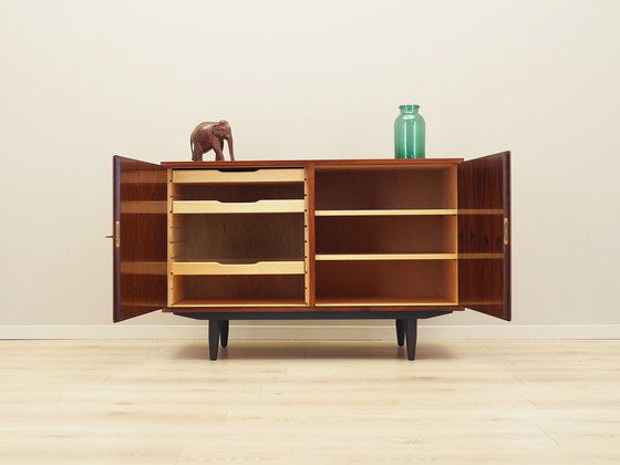 Image 1 of Armoire en bois de rose, Design danois, 1970S, Designer : Carlo Jensen, Production : Hundevad